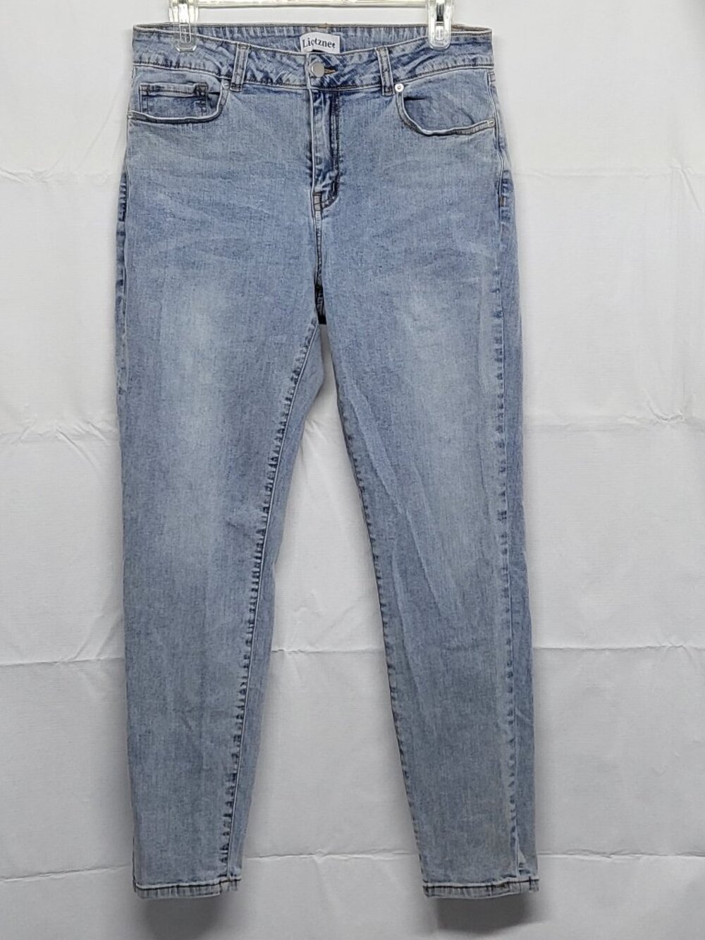 Lictznee Womens Jeans Skinny Size 12 Denim Pants Lightwash 29 X 28